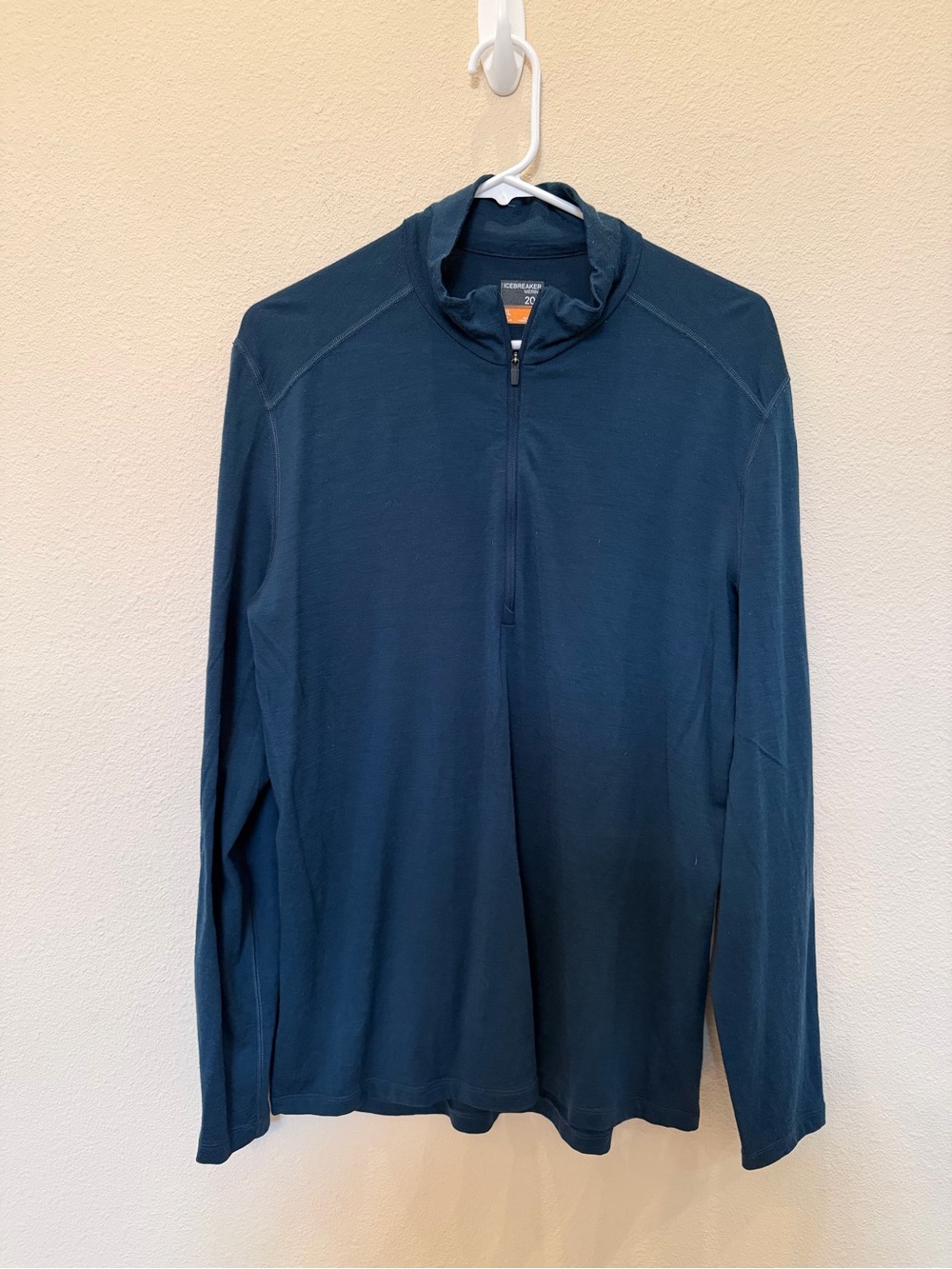 Icebreaker Merino 200 Navy Half-Zip Performance Pullover